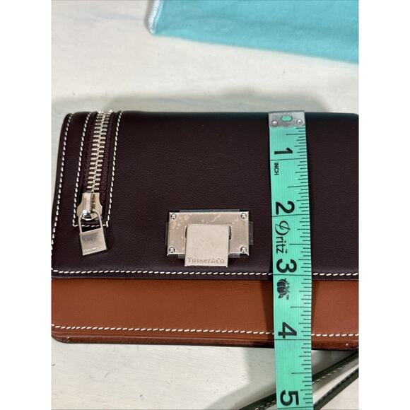 Tiffany & Co Pochette Wallet Wristlet Crossbody With Chain - Picture 16 of 16